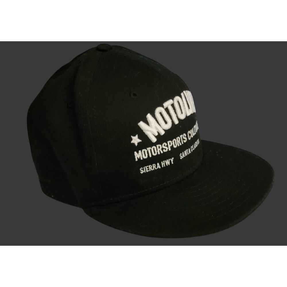 Moto Lyric Black Snapback Hat × New Era 9FIFTY Motorsports Culture Supply - Picture 2 of 6